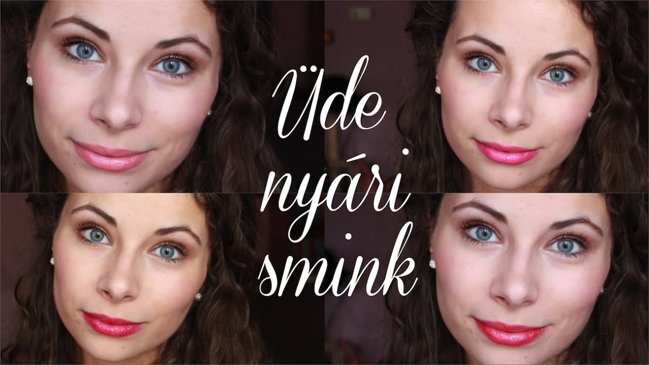 Egyszerű, üde nyári smink I Viszkok Fruzsi
