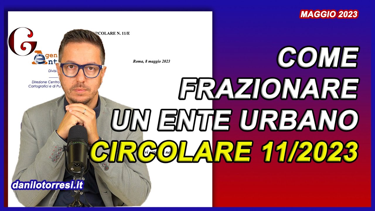 Frazionamento ENTE URBANO partita 1: Nuovi chiarimenti dall’Agenzia delle Entrate sezione Catasto