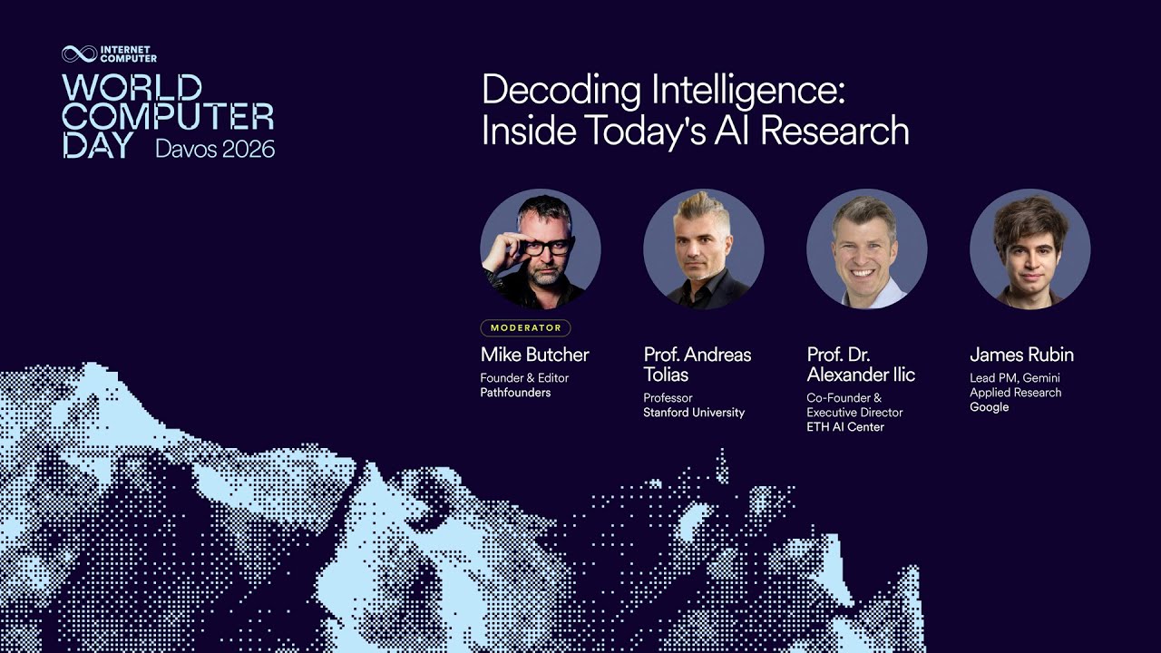 Decoding Intelligence: Inside Today's AI Research | Stanford, ETH, Google | WCD Davos 2026