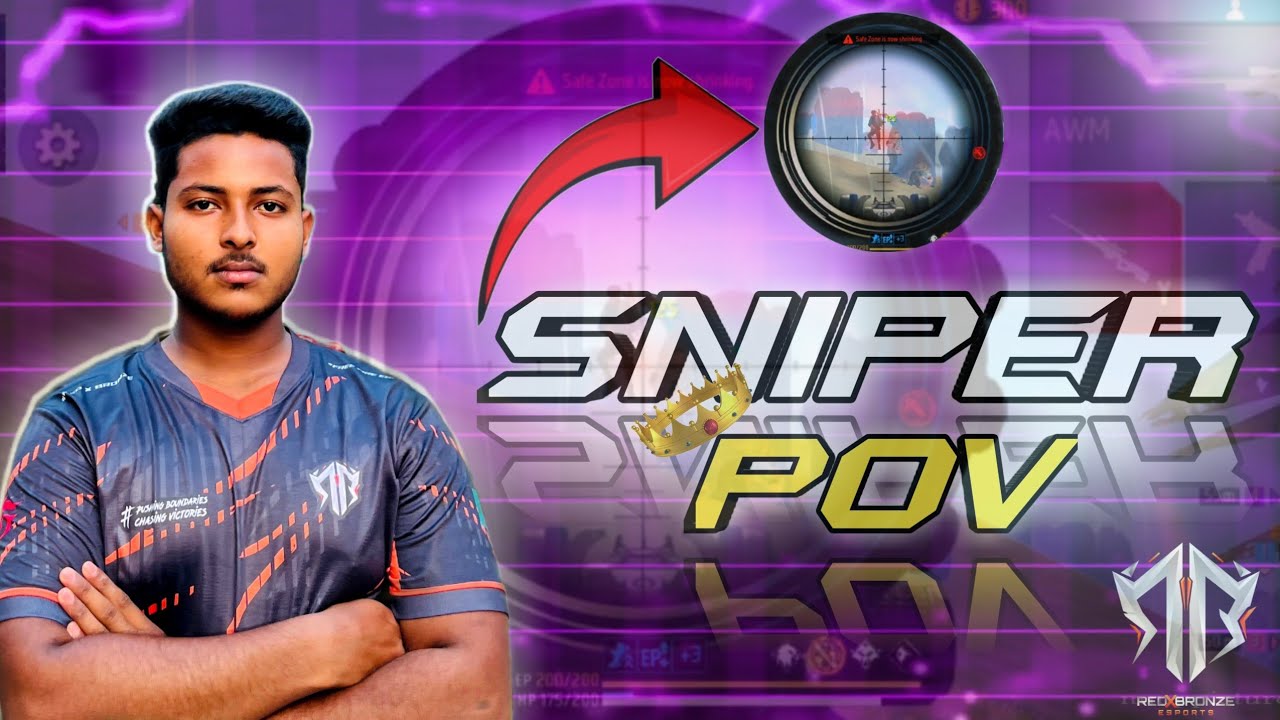 SINPER POV || TOURNAMENT HIGHLIGHT 💥 || CLUES FF || TM NAME RED X BRONZE  🔥