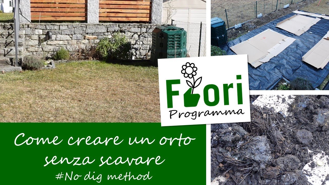 Come creare un orto senza scavare # no dig method 💪