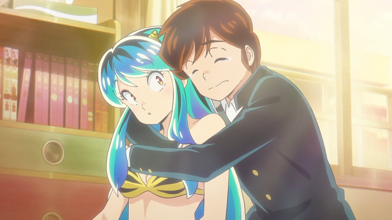 Ataru-san apologizes to Lum-chan!  ^_^  