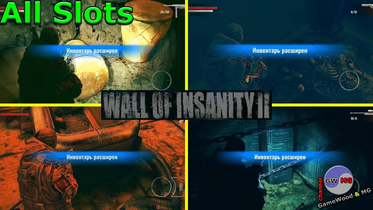 Все слоты инвентаря в игре Wall of Insanity 2 на Android (iOS)