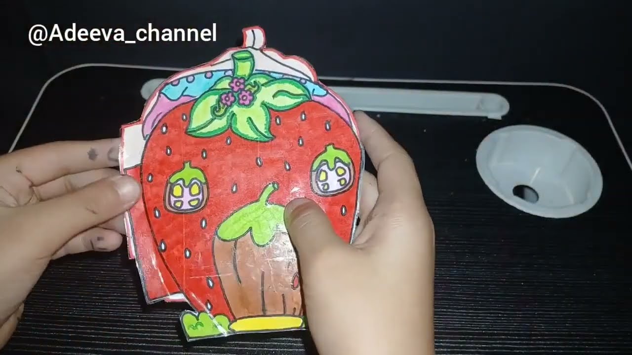 paperdoll rumah strawberry !! 😱🙄 |next bikin apa lagi ?? #paperdoll 
