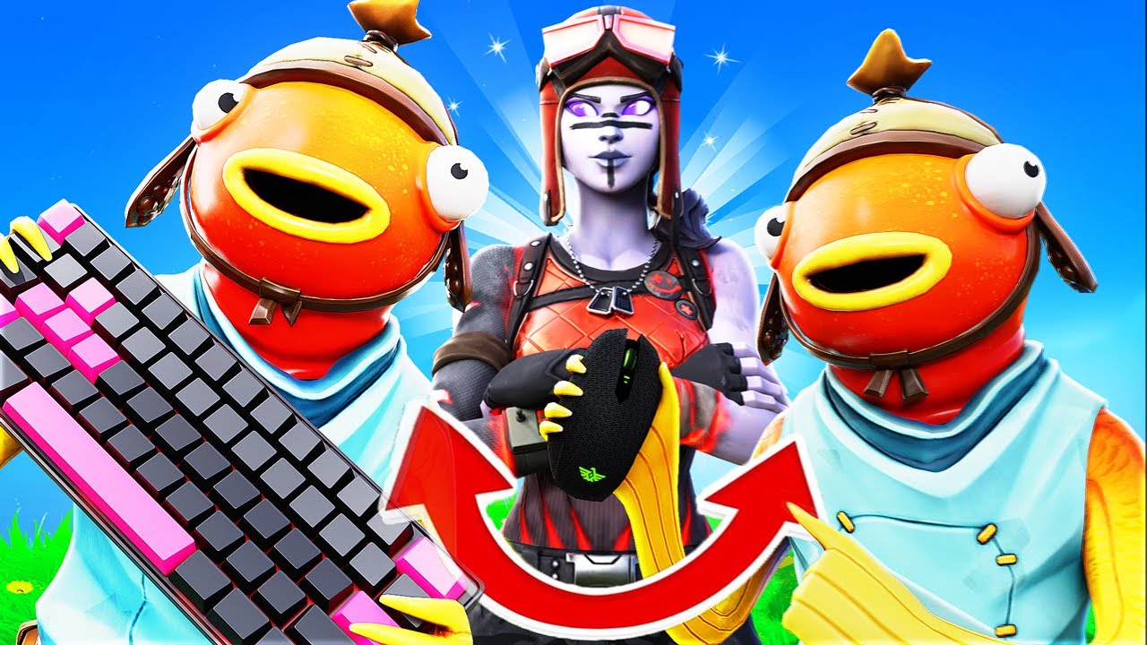 THE YOUNGEST SQUAD CONTROLLED MY KEYBOARD AND MOUSE ON FORTNITE!