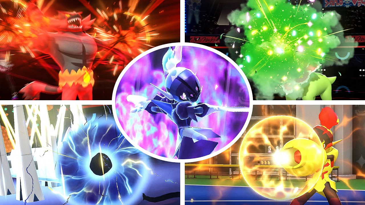 Pok&eacute;mon Champions - All Signature Moves (4K)