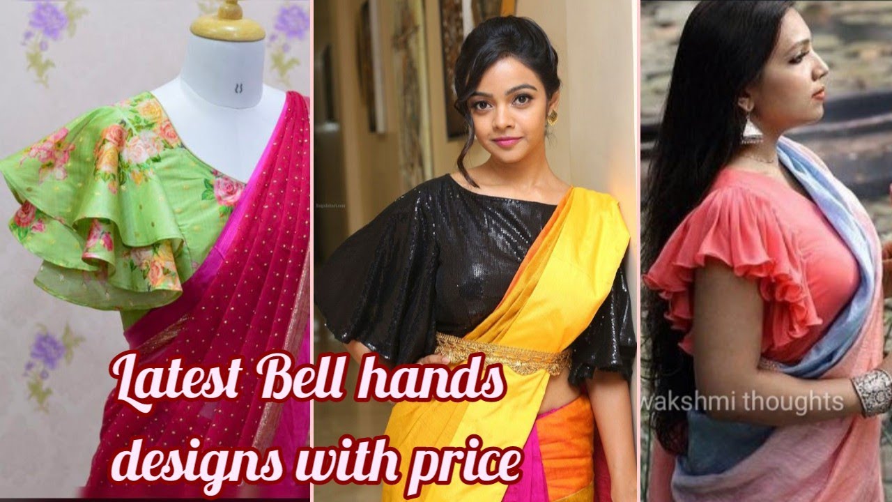 Latest Bell hands blouse designs with price | latest blouse design's