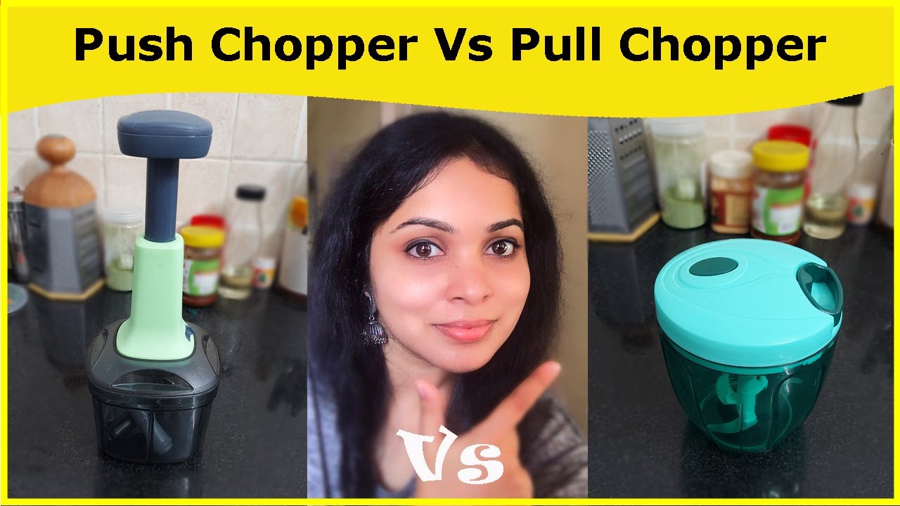 Pull Chopper Vs Push Chopper | Pigeon Chopper Review | Hand Vegetable Chopper Useful or Not?