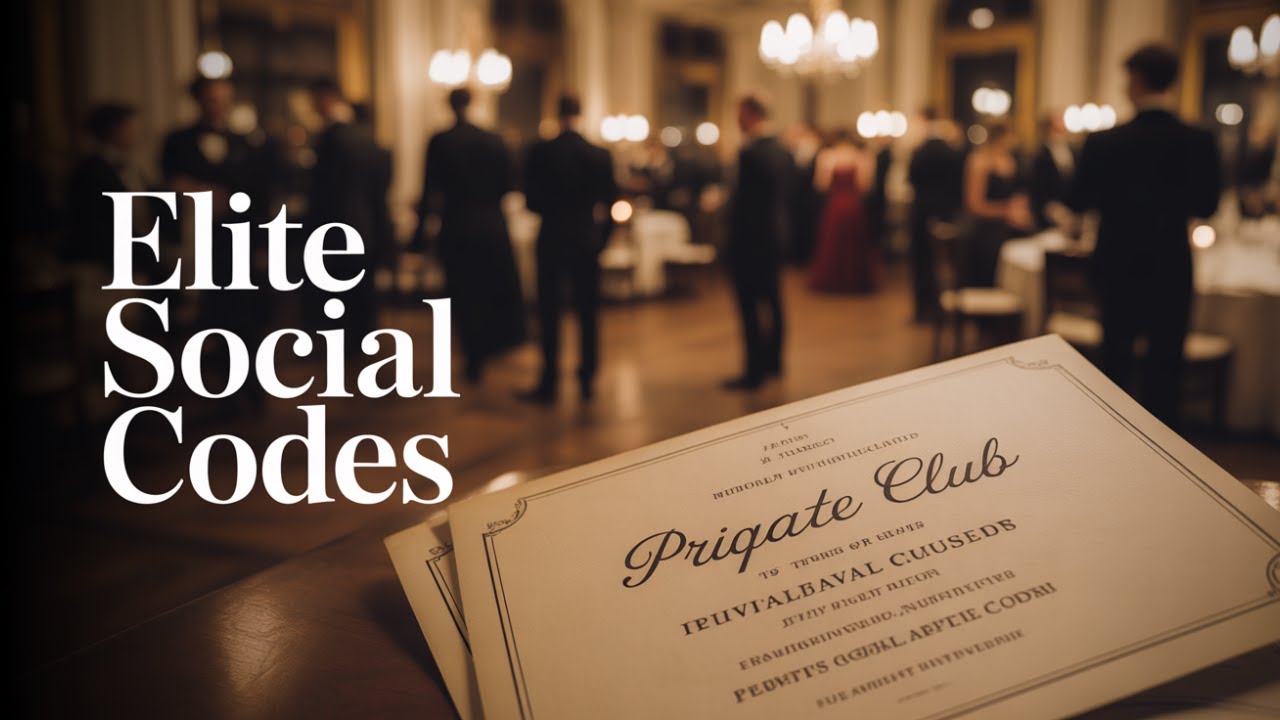 The Unspoken Social Rules That Instantly Expose New Money