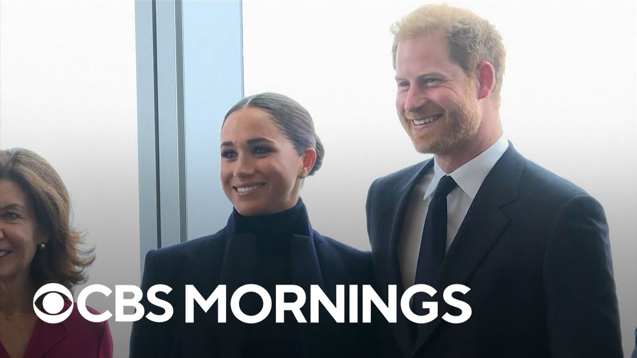 Prince Harry and Meghan Markle make philanthropic visit to New York City