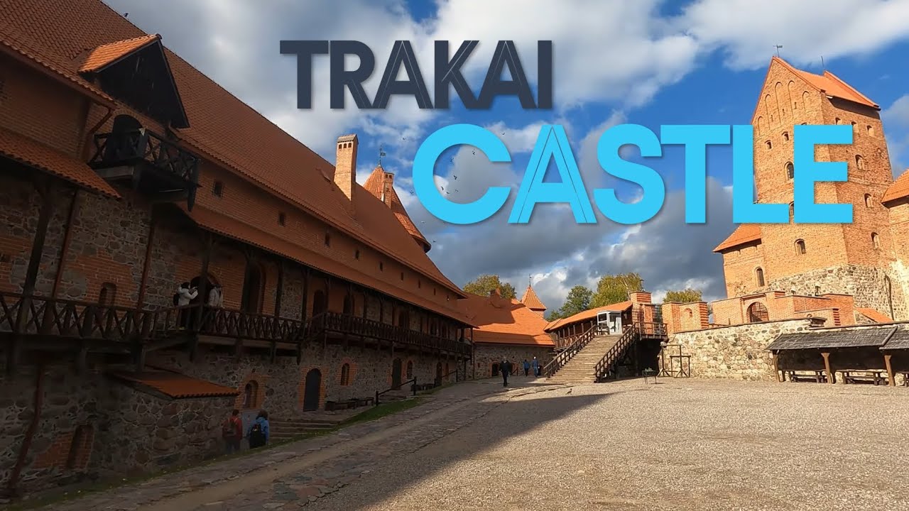 Inside Trakai island castle, Lithuania