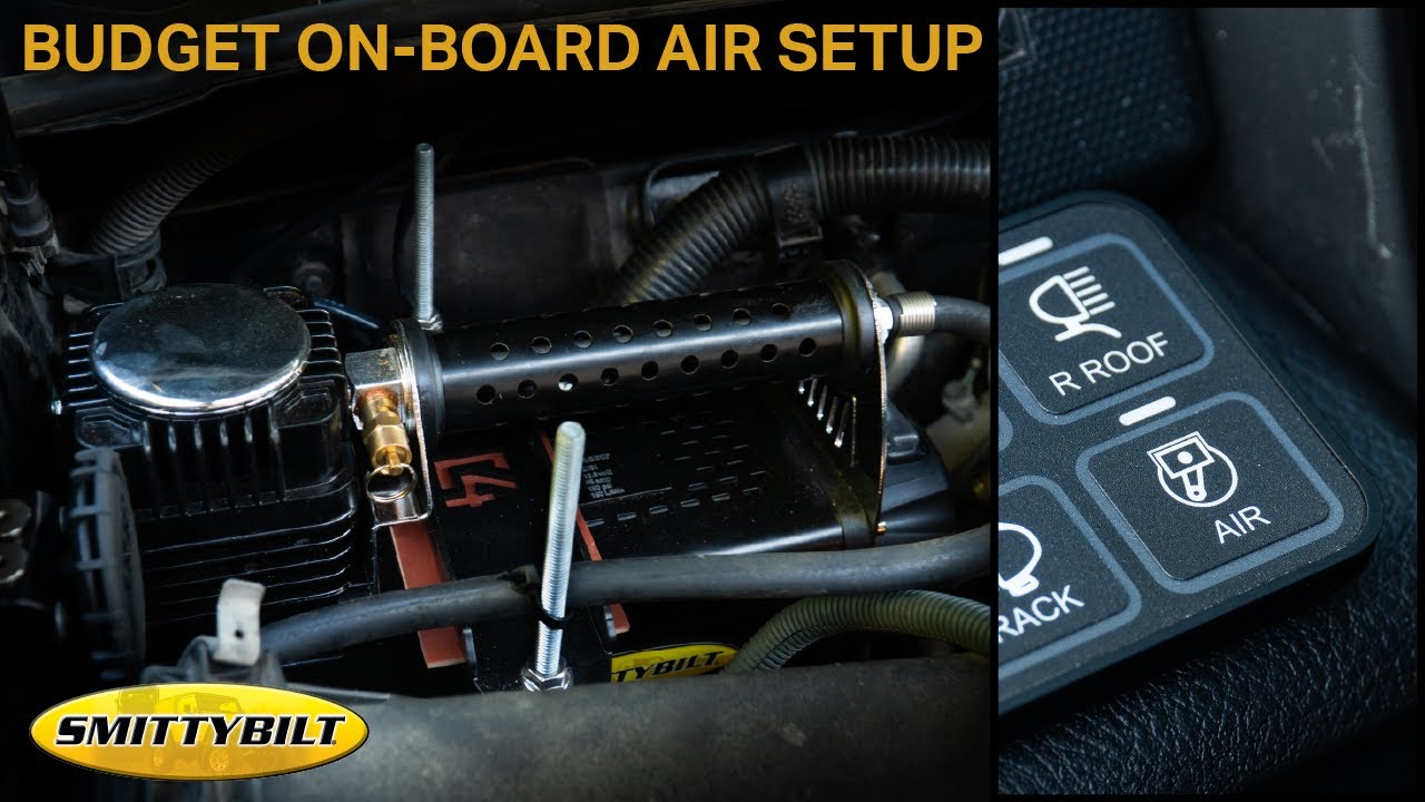 Budget On-Board Air Compressor Mod | Any Vehicle with a Dual Battery Tray!