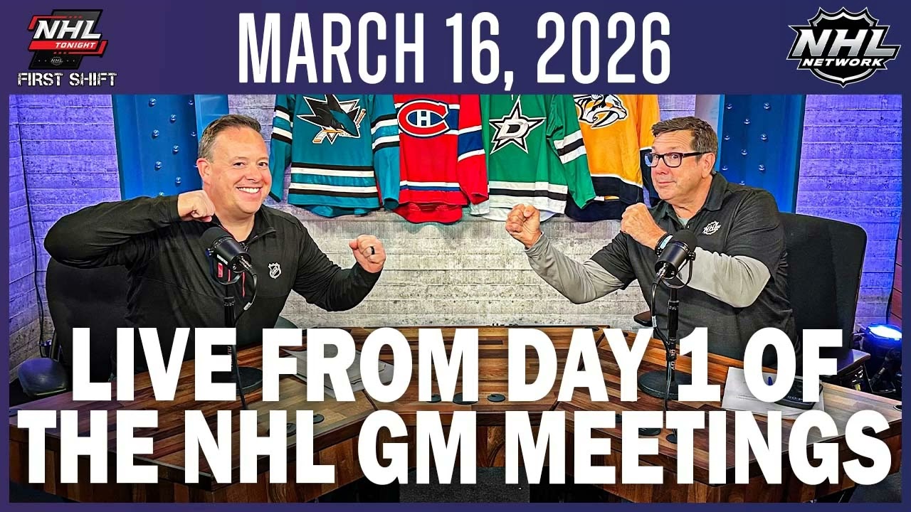 Jim Nill and Kyle Dubas join E.J. and Dan Rosen at Day 1 of the NHL GM Meetings | March 16, 2026