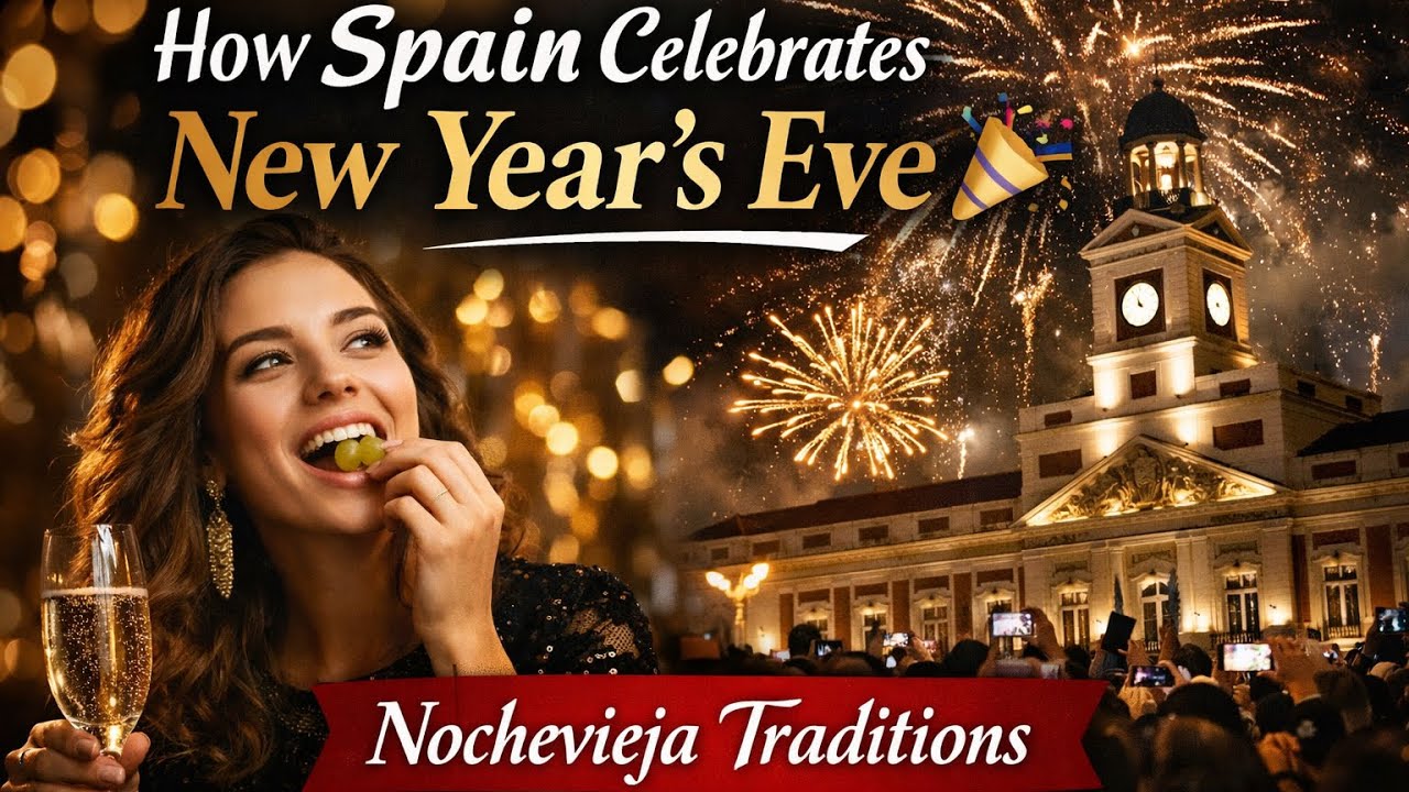 🇬🇧 How Spain Celebrates New Year’s Eve 🎉 | Nochevieja Traditions