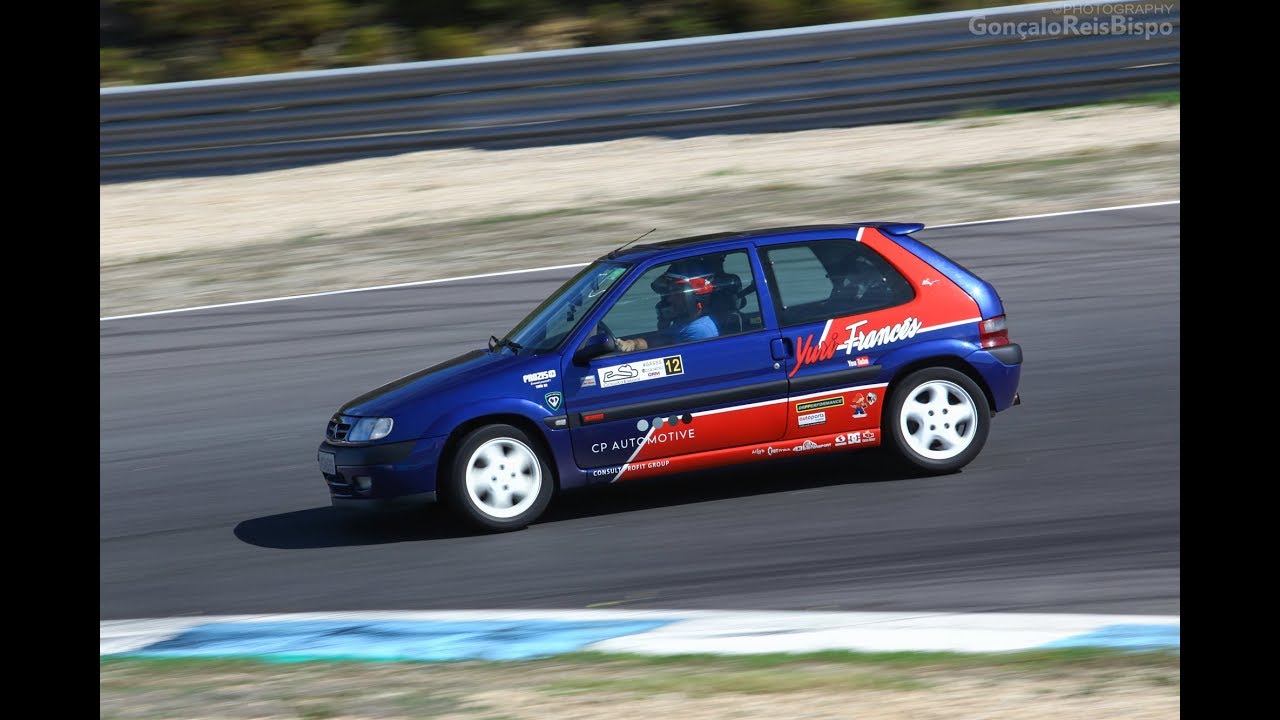 Saxo Cup Com o seu novo motor de 165cv. Primeiro teste no Estoril