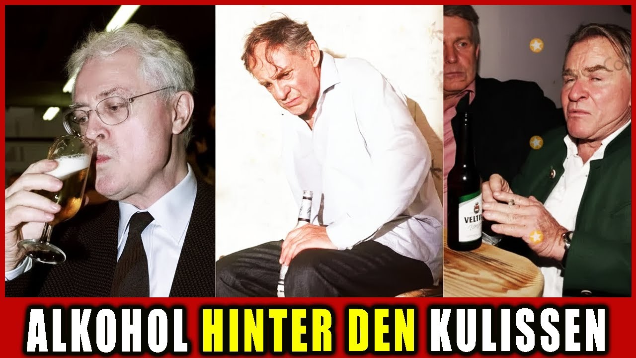 Wenn Erfolg krank macht: Wie Alkohol 10 deutsche TV-Karrieren zerstörte