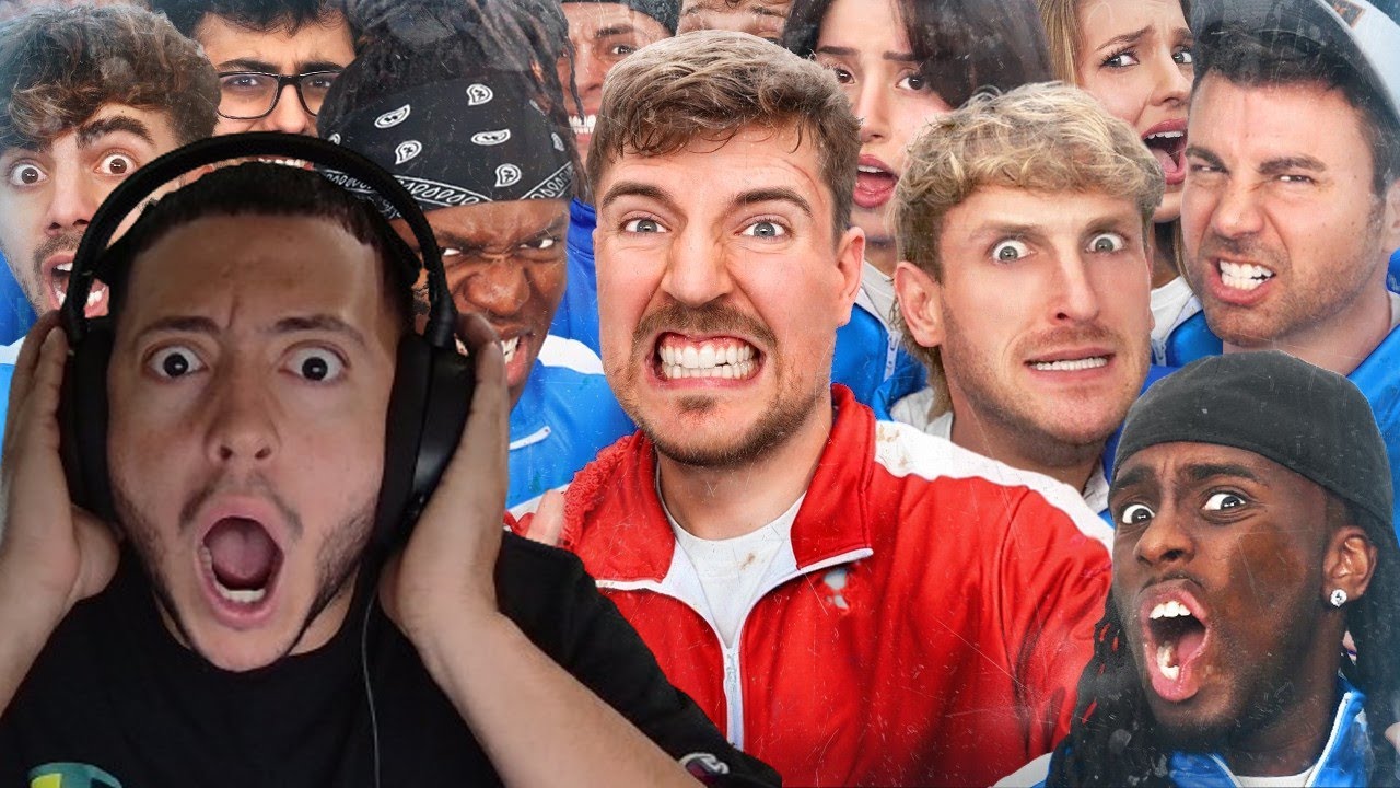 MrBeast Is Cooking With These Videos Man! 50 Youtubers Fight For $1,000,000 Reaction!