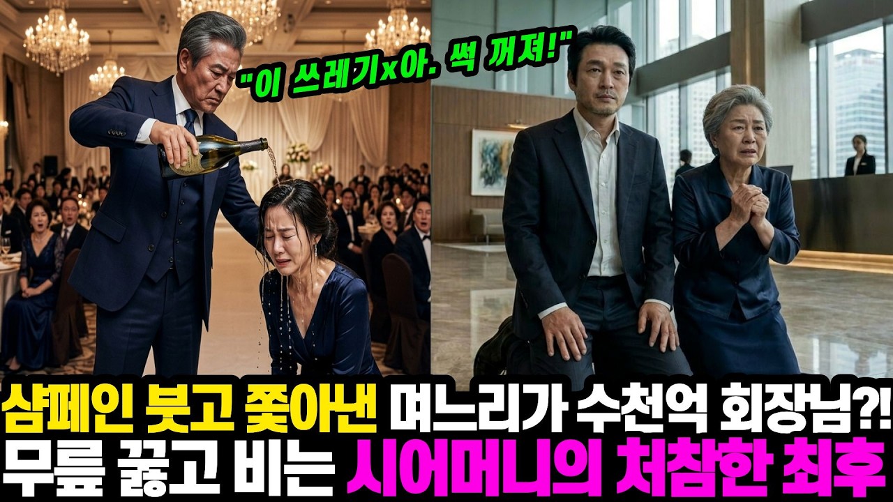 샴페인 붓고 쫓아낸 며느리가 강남 건물주? 무릎 꿇고 빈 시어머니의 최후 ㅣ감동사연ㅣ노후사연ㅣ오디오북ㅣ오디오드라마ㅣ