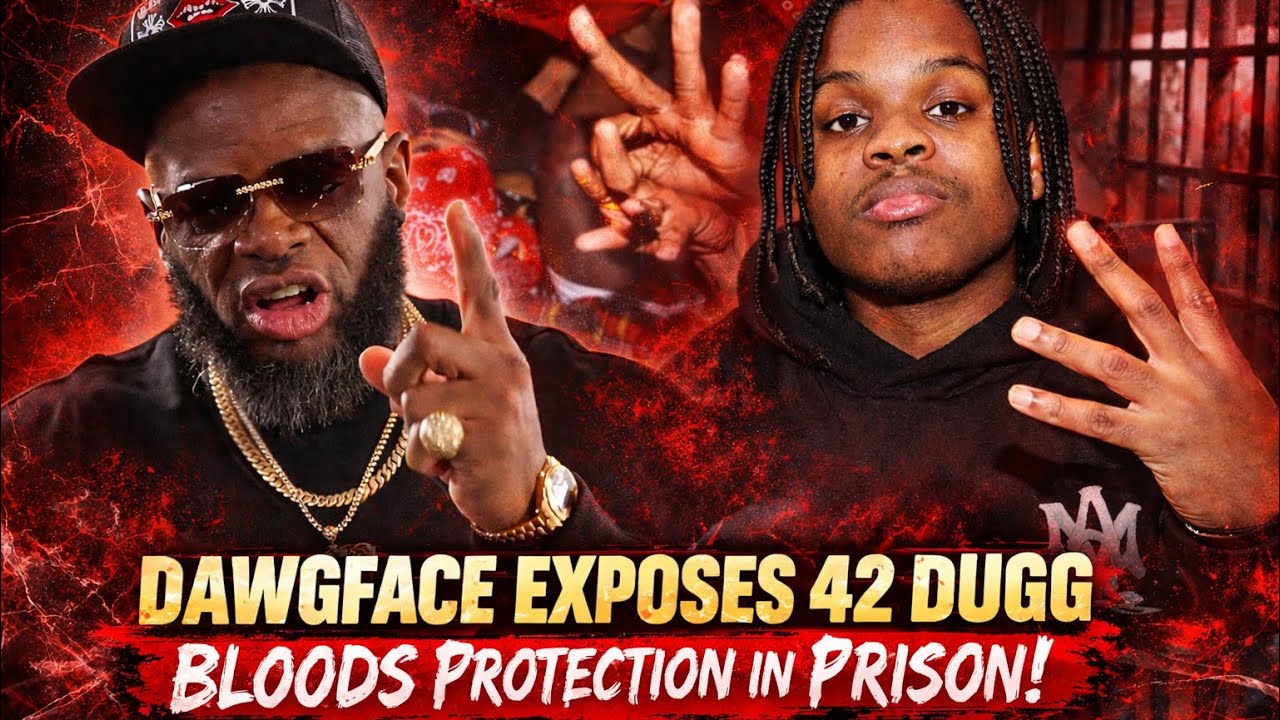 Detroit Rapper 42 Dugg Exposed for Being under BLOODS Protection While in Prison, Dawgface goes off