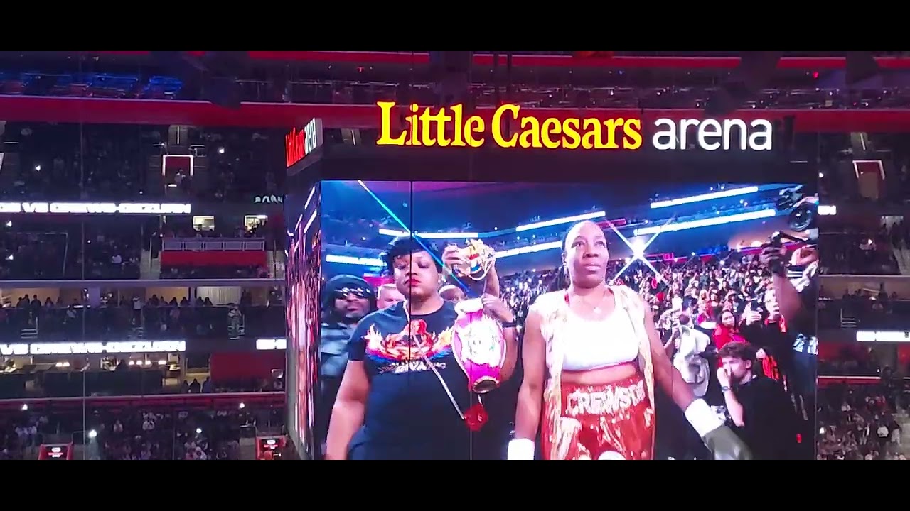 Franchon Crews-Dezurn Ring Walk in Detroit.