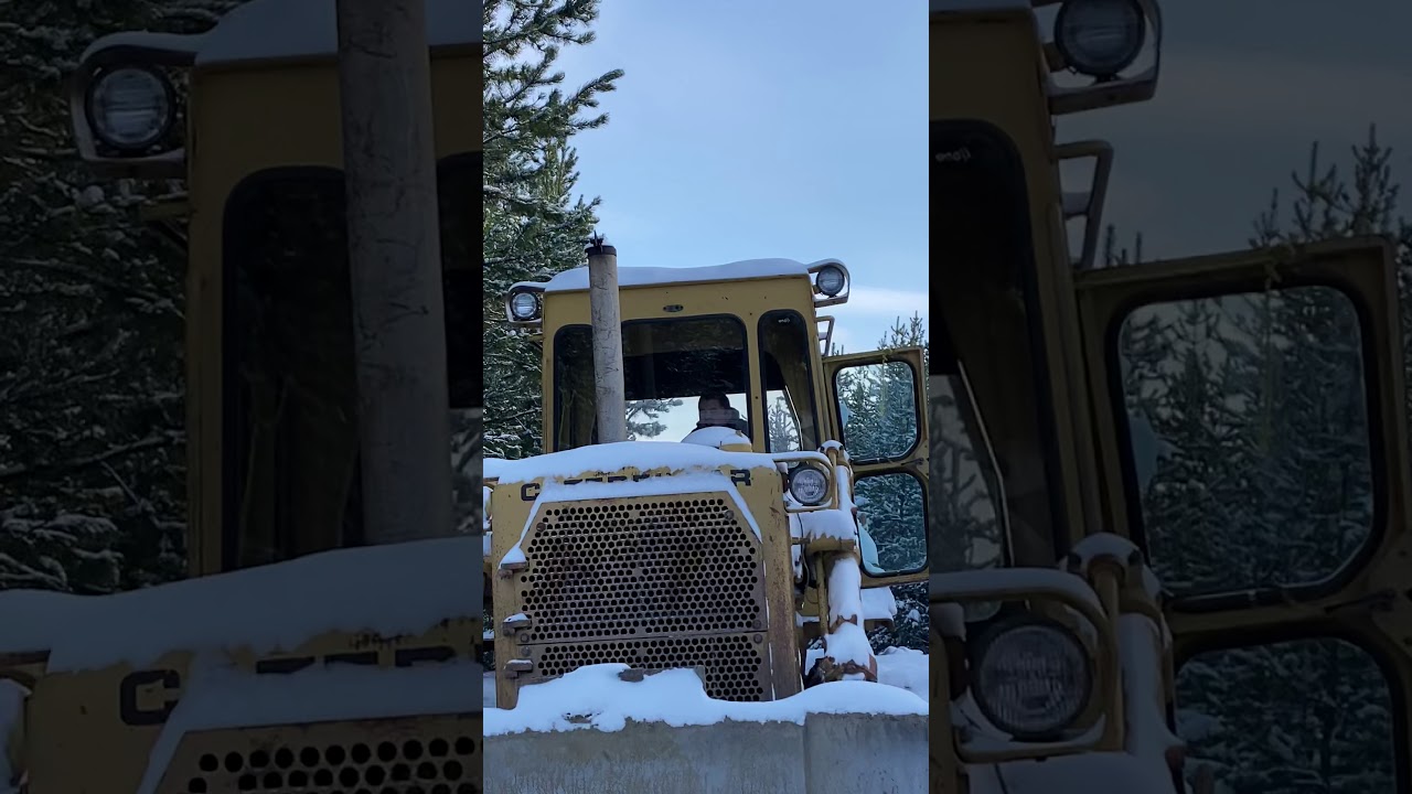 CAT 3306 D7G cold rough start -20