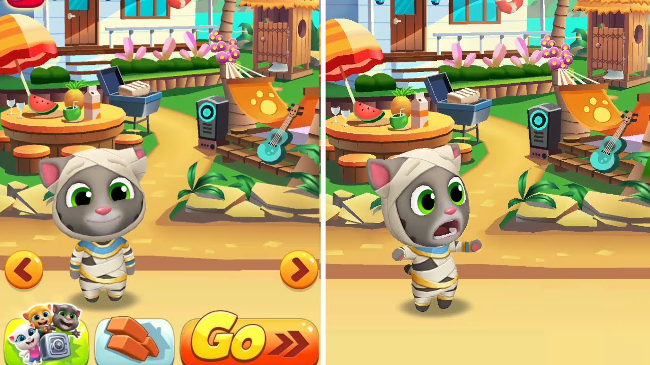 Talking Tom Gold Run I Mummy Tom Gameplay #1