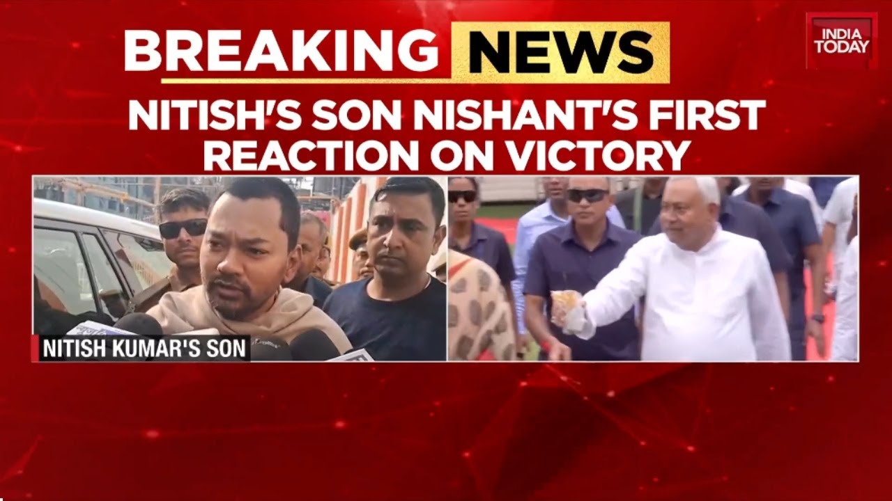 NDA Wins Bihar: 'Father Will Work For Bihar's Vikas,' Says Nitish Kumar's Son Nishant