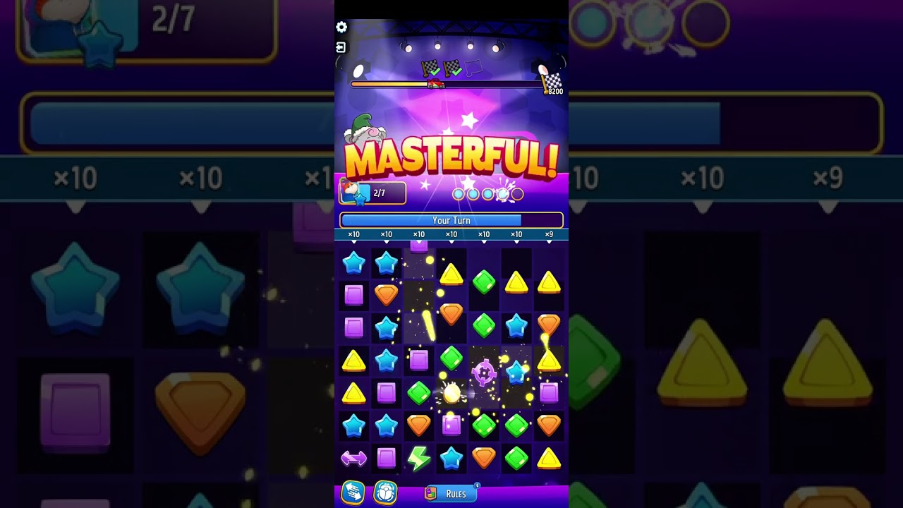 Score rally column mania 8200 solo challenge match masters 
