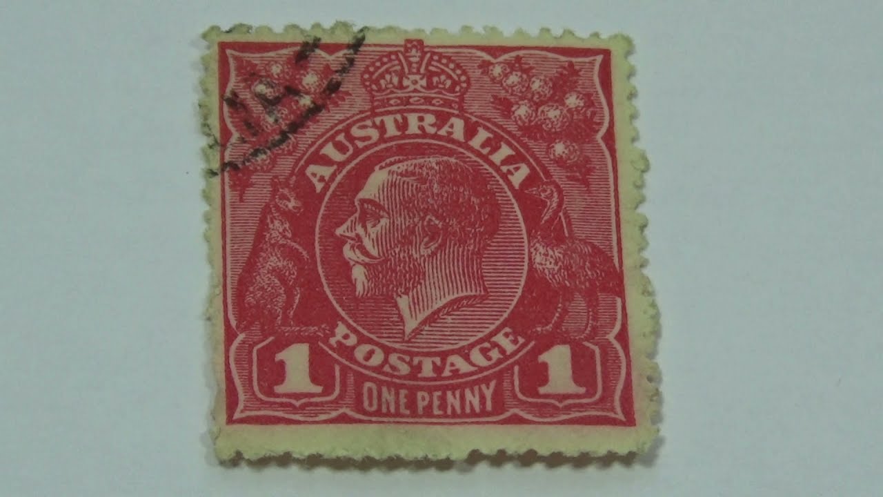 Flaw Watermarks Makes Rare Australian Stamp Valuable