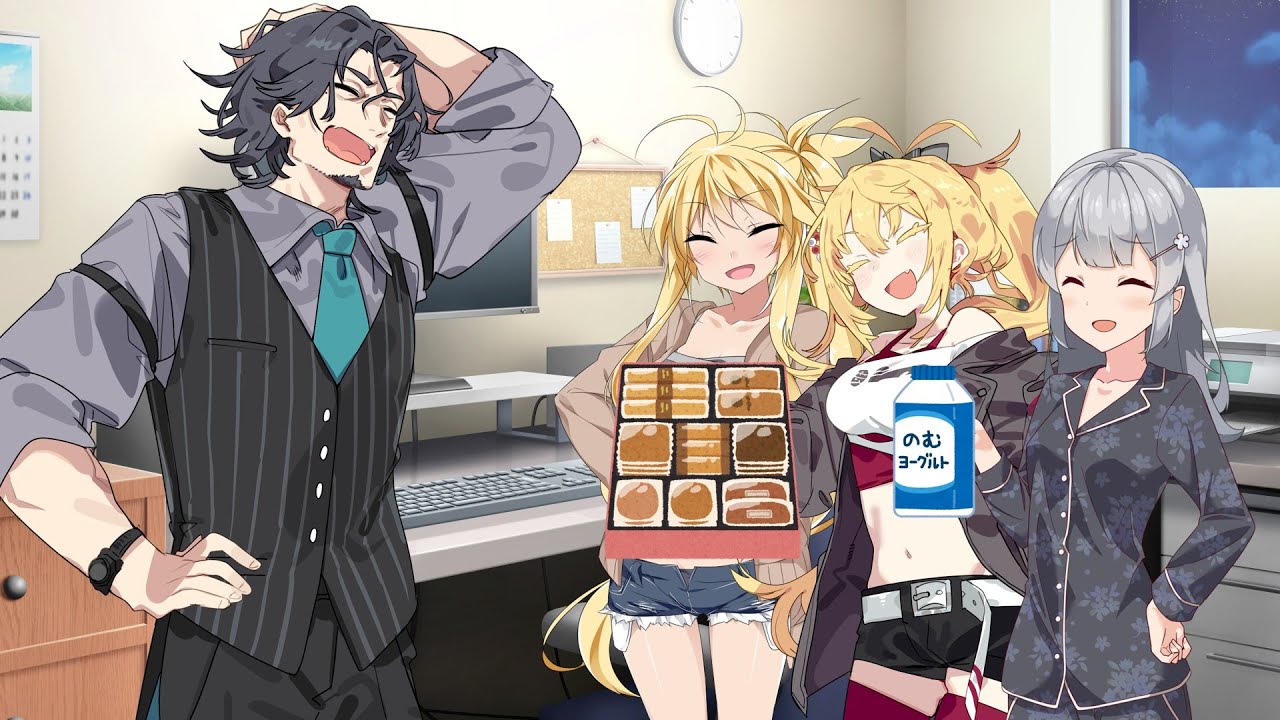 フリモメンの誕生日を祝う弦巻姉妹と小春六花