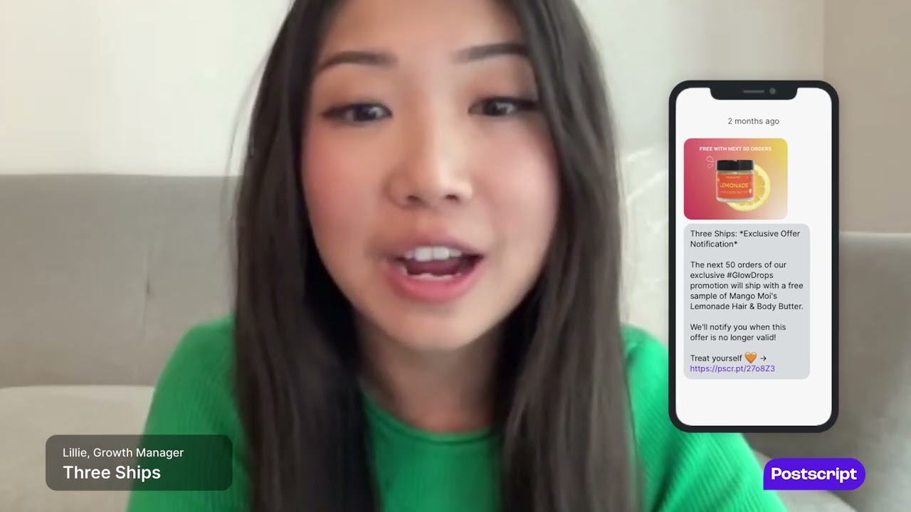 Brands Talk SMS Marketing - How Three Ships Beauty Built a Booming SMS Program - Postscript.io