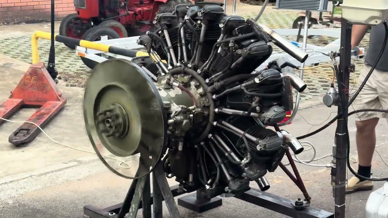 Successfully started a 50-year-old aircraft engine M14