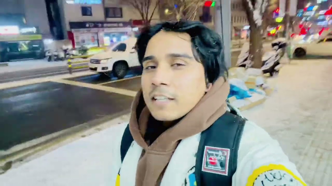 Second day snowfall in Korea  #snow #kpop #bts #travel #southkorea 