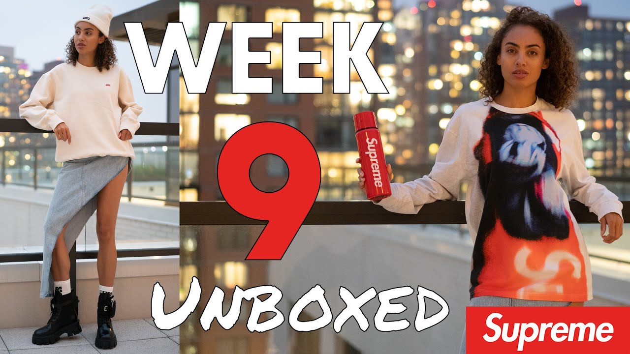 SUPREME WEEK 9 FW20 UNBOX and TRY-ON: SIGG Bottle, Small Logo Crewneck, Mohair Beanie and BOBSLEDS!