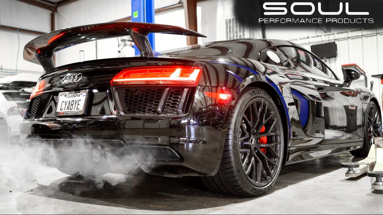 BRUTALLY LOUD AUDI R8 Exhaust Install + SOUND | Soul Performance