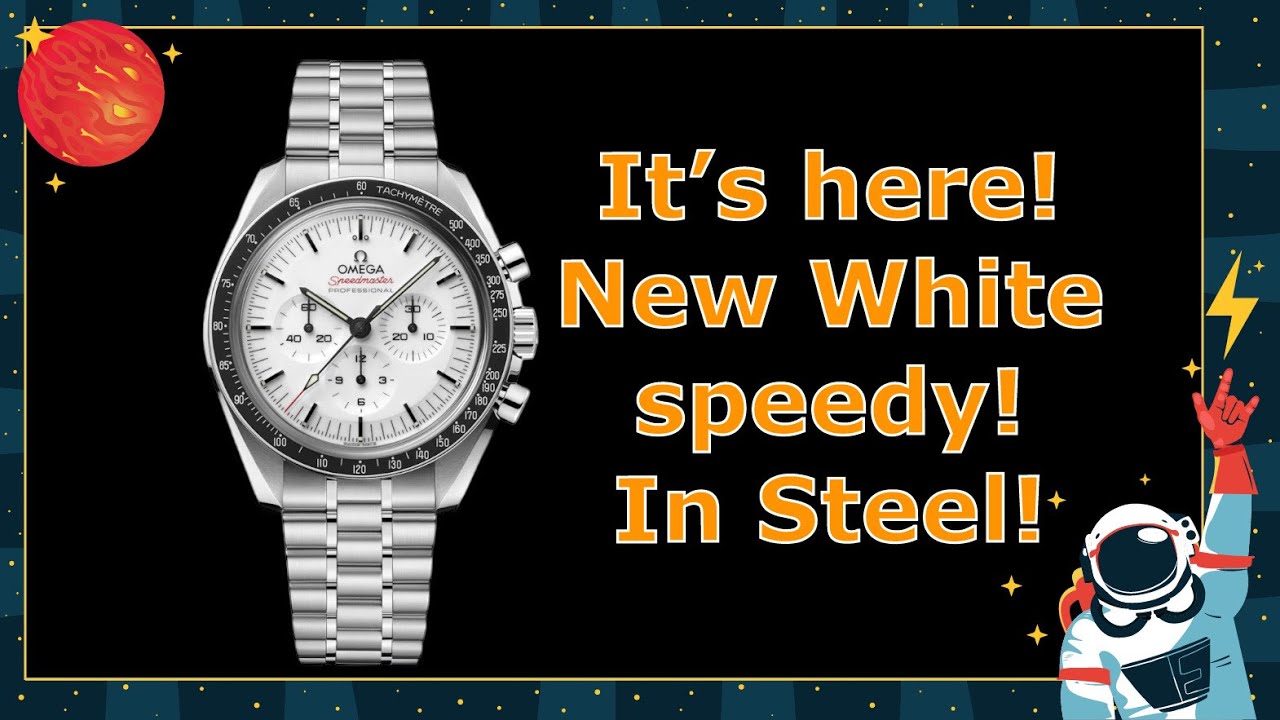 It’s here! The New Steel on Steel - White Dial - Speedmaster Saphire Sandwich!