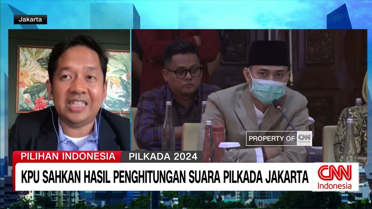 KPU Sahkan Hasil Penghitungan Suara Pilkada Jakarta