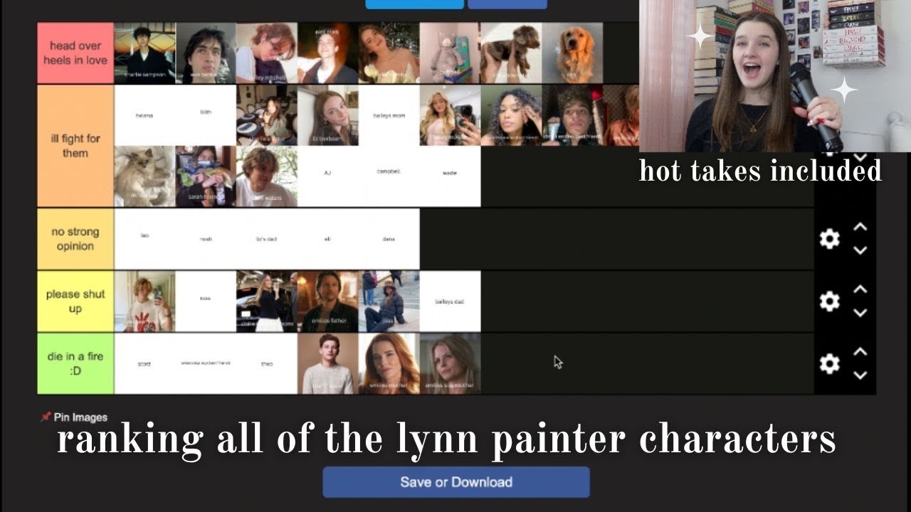 Ranking ALL the Lynn Painter Characters (hot takes included)