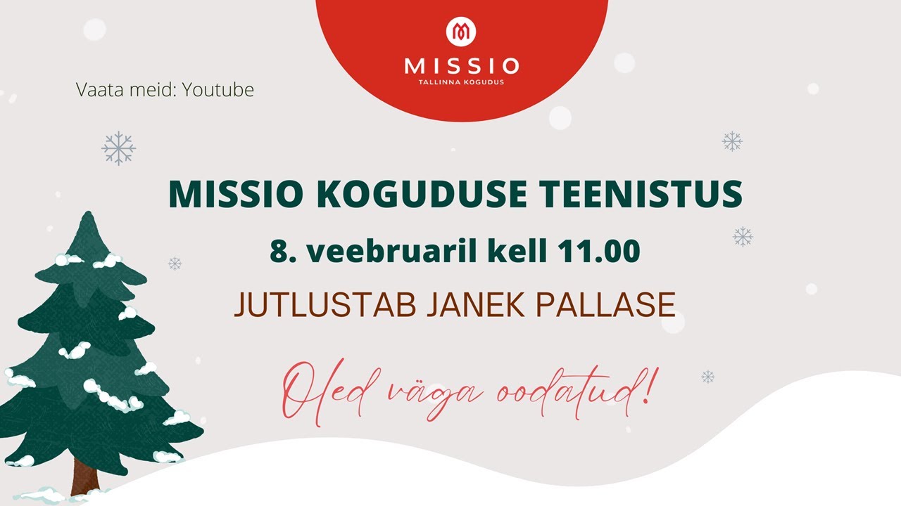 Jumalateenistus 08. 02. 2026