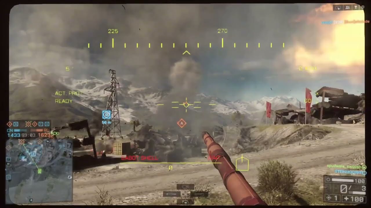 TANKING INTO A & B - HELICOPTER SHOT!! #battlefield4 #BF4 #ps4share @cmdrkev @spudwala