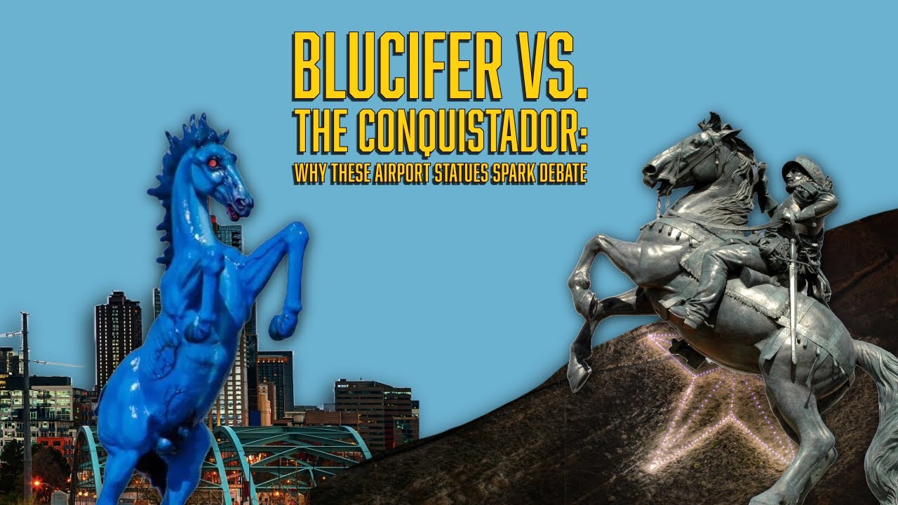 BLUCIFER VS. THE CONQUISTADOR: Why These Airport Statues Spark Debate