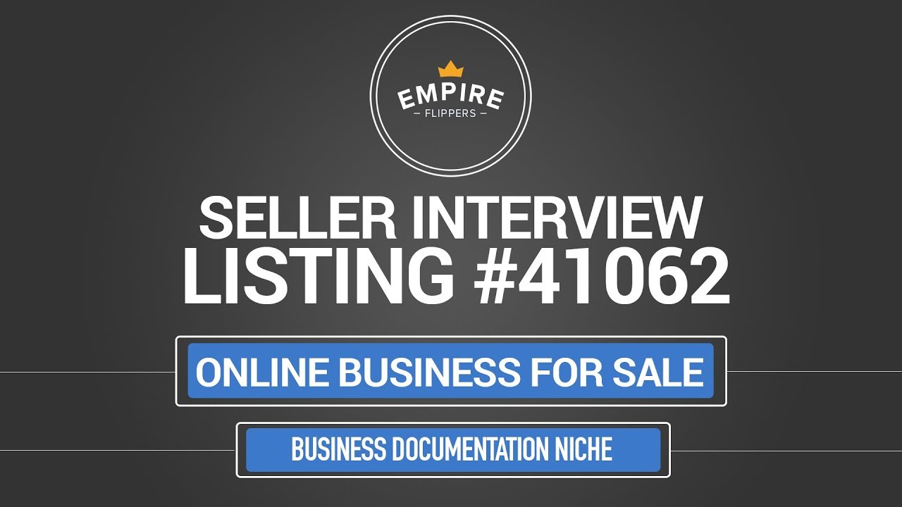 Online Business For Sale - $2.3K/month in the Business Documentation Niche