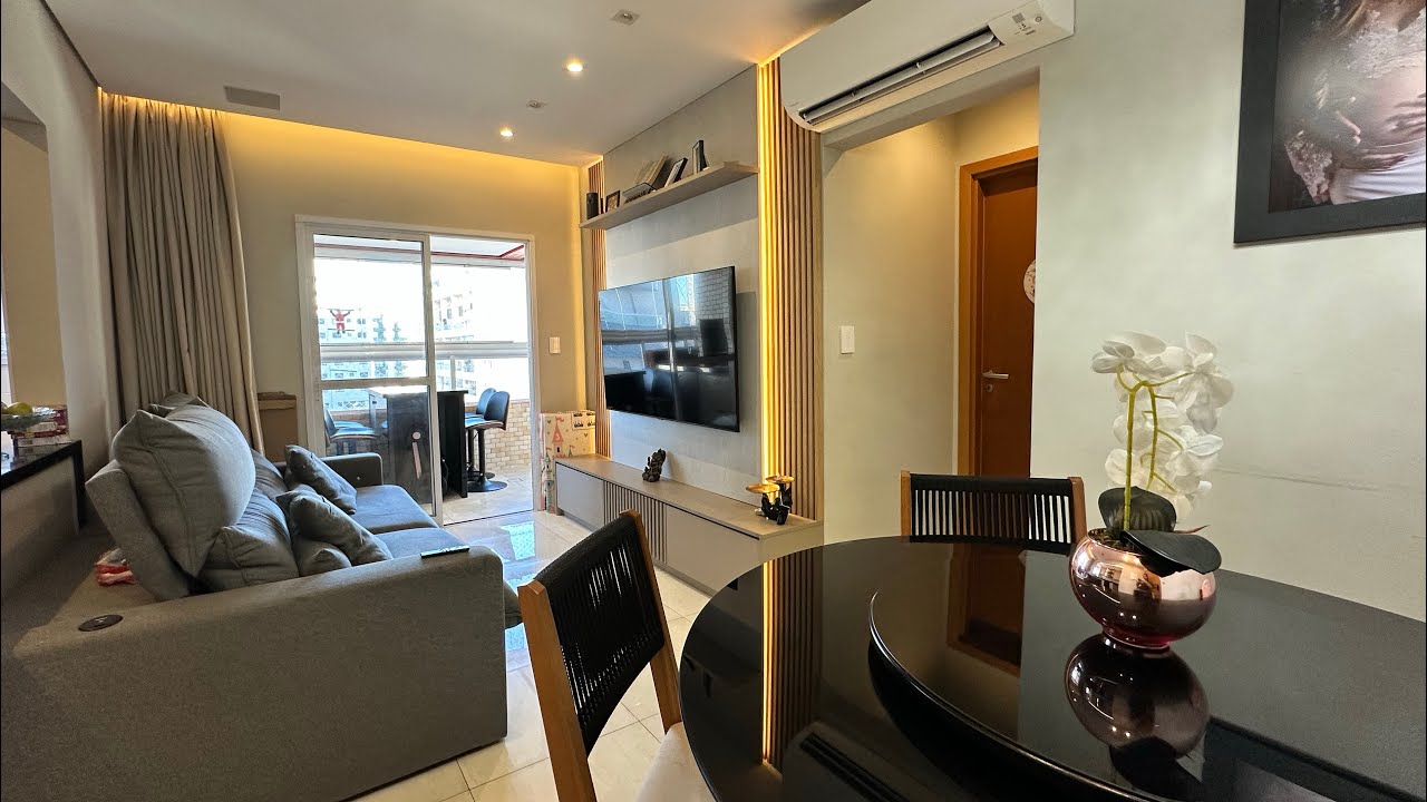 Apartamento DE LUXO com 1 suíte por R$ 430.000 - Ocian - Praia Grande/SP