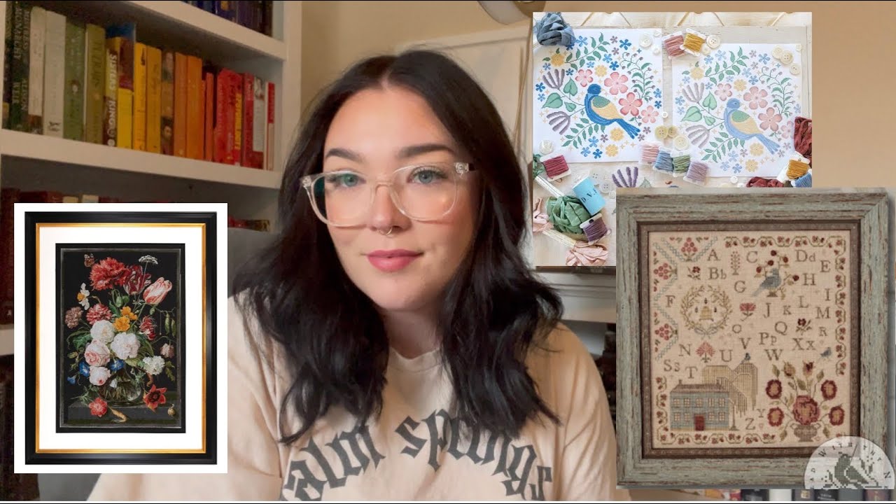 Flosstube #49 •The Seattle Stitcher• Cross Stitch Fun