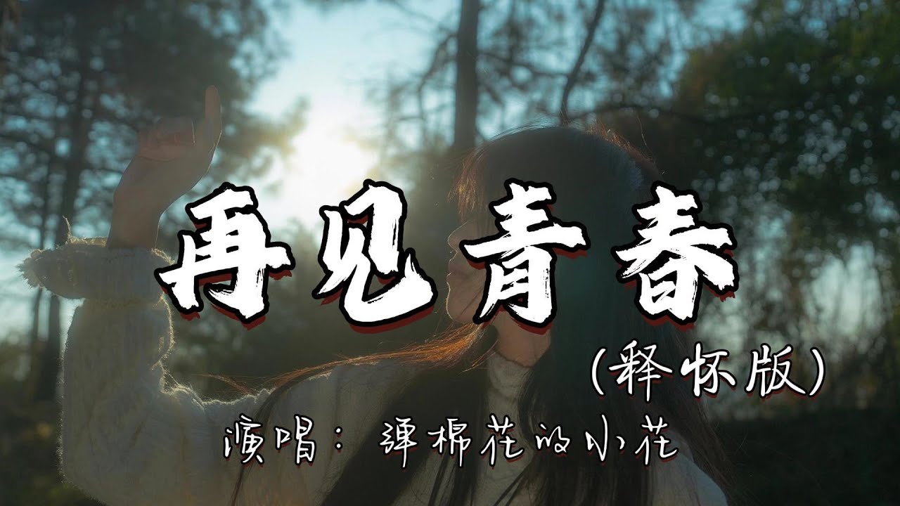 弹棉花的小花 - 再见青春（释怀版）『再见青春 再见灿烂的忧伤，再见青春 永恒的迷惘。』『动态歌词MV』