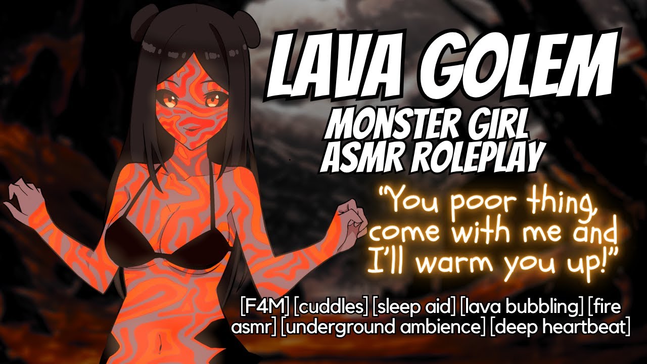 Lava Golem Girl Heats You Up With Cuddles! ASMR Roleplay
