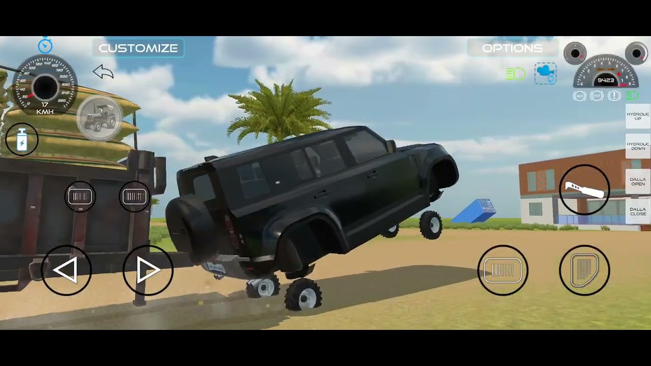 MODIFIED DEFENDER AND FULL FUNNY MODIFIED DEFENDER #defender #indiantractor3d @Messiaala 