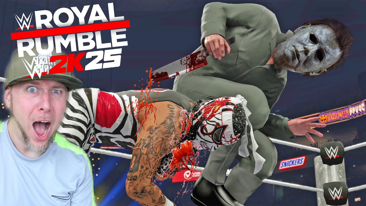 MICHAEL MYERS IS BACK ON HALLOWEEN WWE 2K25 Royal Rumble