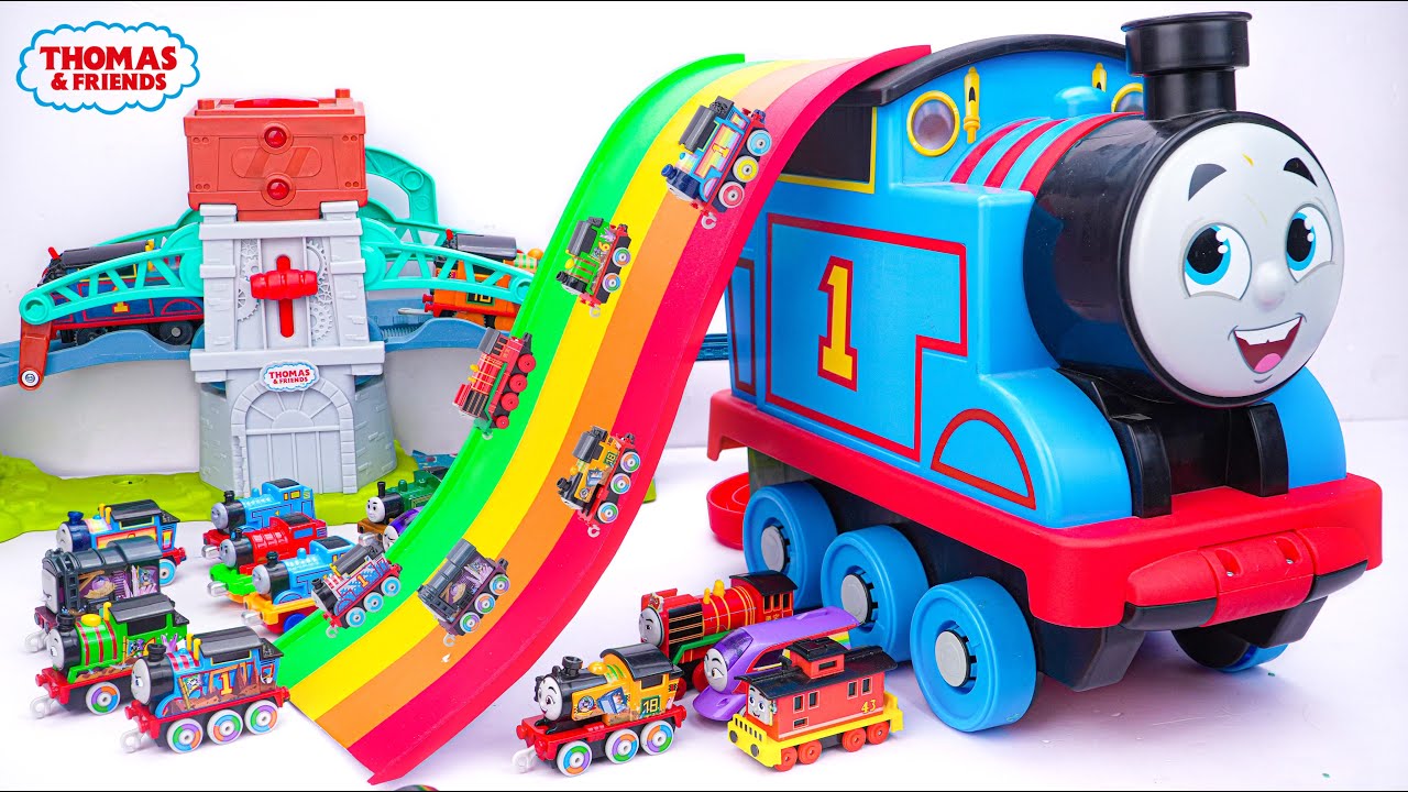 Thomas & Friends Track Toys Collection ASMR | Thomas, Percy, James, Gordon, Edward, Annie & Clarabel