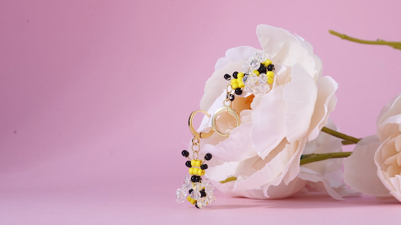 DIY Cute Beaded Bee Earrings | Kissitty Jewelry